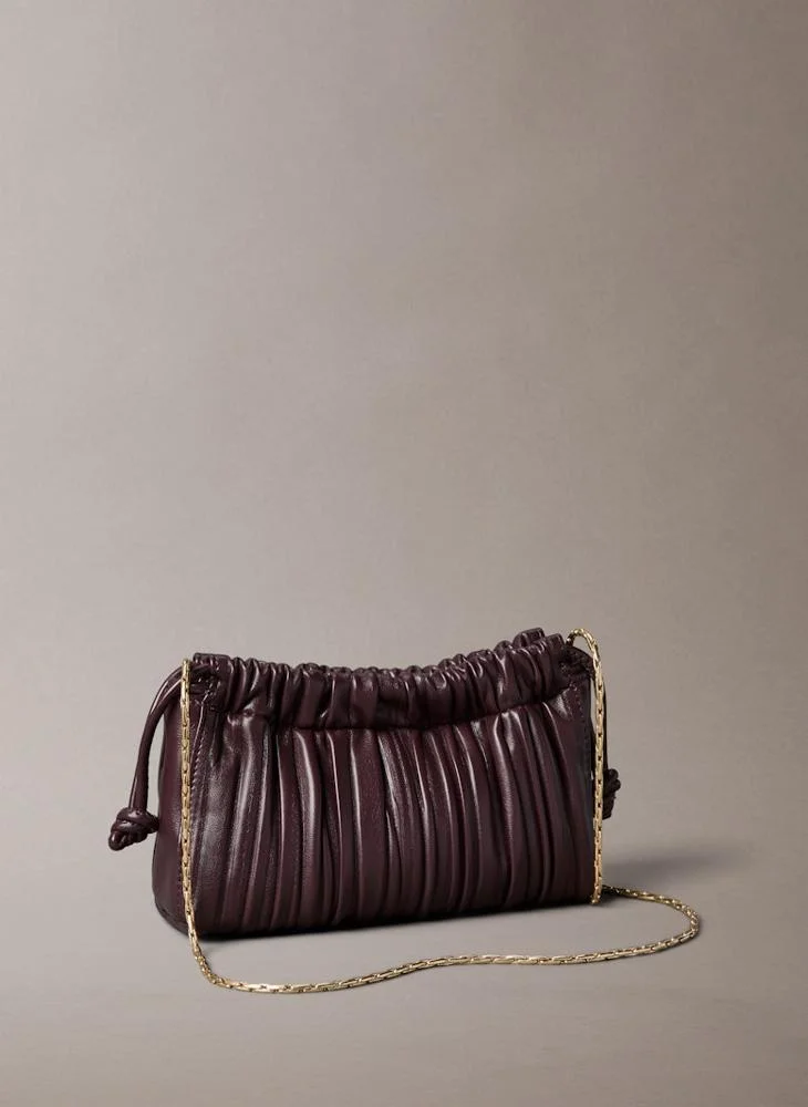 كالفن كلاين Casual Plisse Mini Drawstring Bag