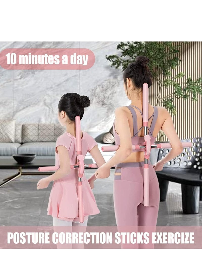 Oasisgalore Posture Corrector for Adult Kids, Yoga Body Sticks for Posture Corrector, Humpback Correction Stick  - Image 2
