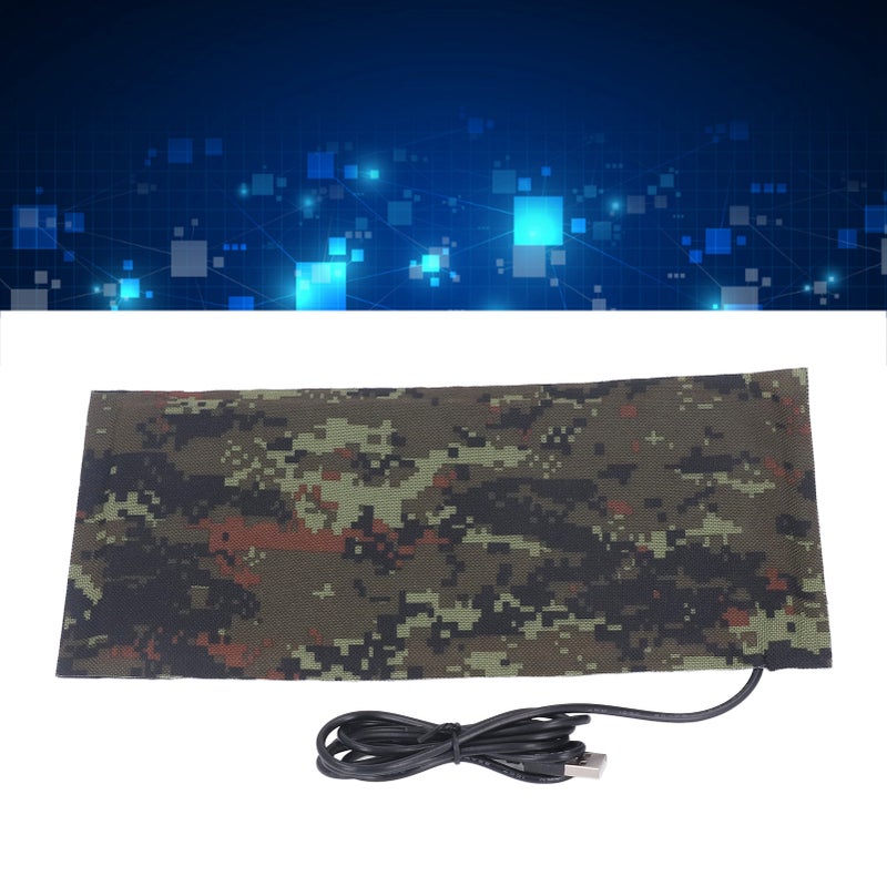 USB Electric Heating Pad 5V Carbon Fiber Heating Cloth Washable Clothes Heating Pad YH-1020 - Image 2