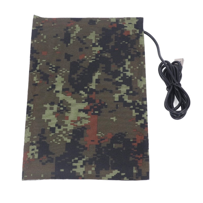 USB Electric Heating Pad 5V Carbon Fiber Heating Cloth Washable Clothes Heating Pad YH-1020 - Image 4