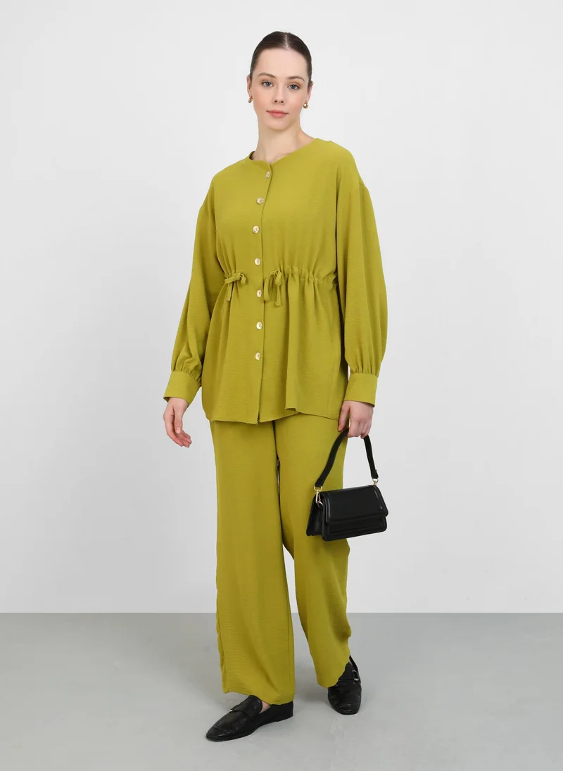 رفقة من مودانيسا Olive Green - Suit - Refka