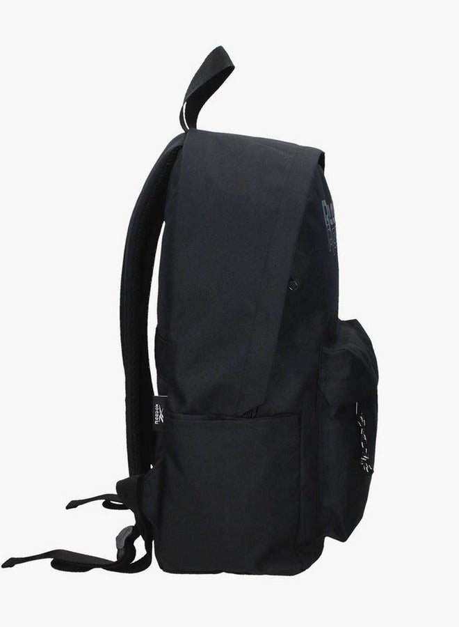 ريبوك حقيبة ظهر مدرسية بطبعة شعار مع أحزمة قابلة للتعديل وإغلاق بسحاب - Image 2