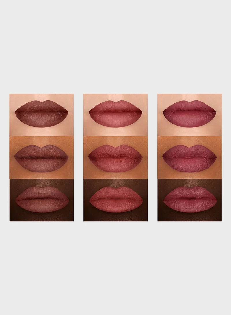 NYX PROFESSIONAL MAKEUP Diamonds & Ice, Please Powder Puff Lip Trio