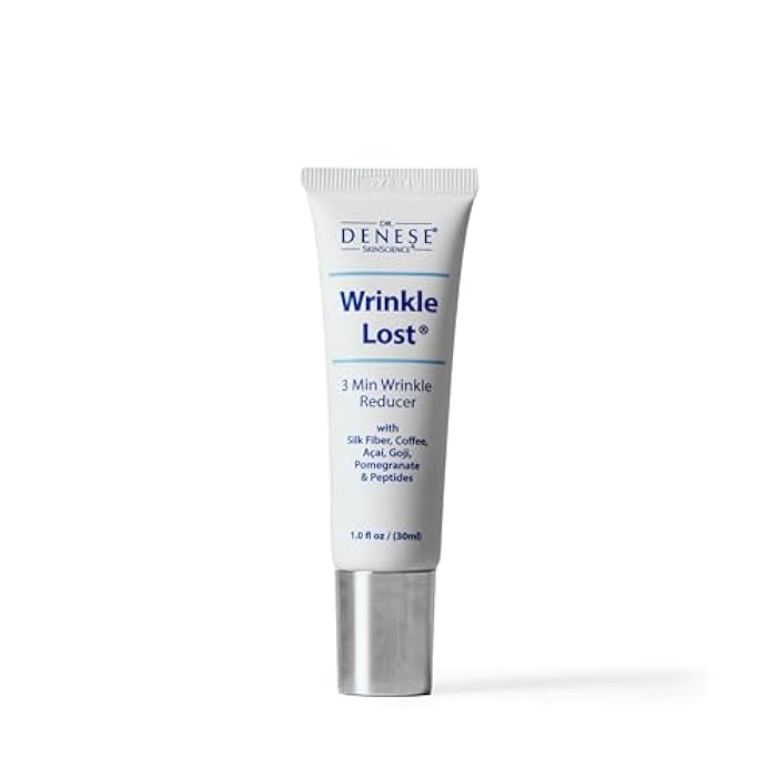 Dr. Denese Wrinkle Lost Line Reducer 1 oz – Hydrating Serum with Silk Protein Fiber Technology for a Smoother Appearance – Lightweight Daily Formula for All Skin Types and Mature Skin Care - Image 1