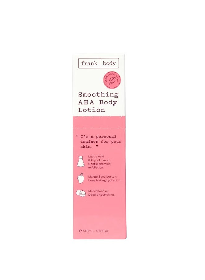 Frank Body Smoothing AHA Body Lotion 140ml - Image 2
