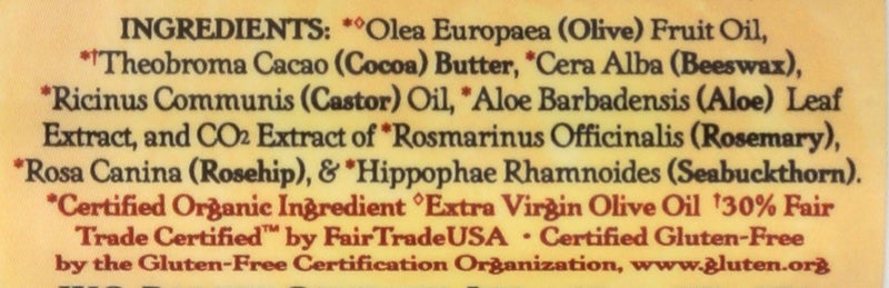 Badger, Creamy Cocoa Lip Balm Stick, 0.25 Ounce - Image 3