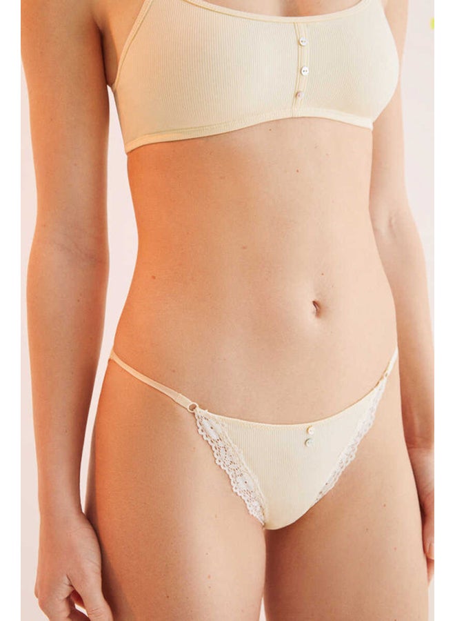 women'secret Lace classic briefs Underwear - Image 1