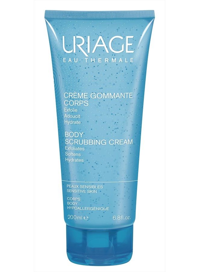 URIAGE Body Scrubbing Cream 6.8 fl.oz. | High-Tolerance Exfoliating Treatment that Effectively Eliminates Dead Skin while Softening and Hydrating | Scrub for All Skin Types, Sensitive Ones - Image 1