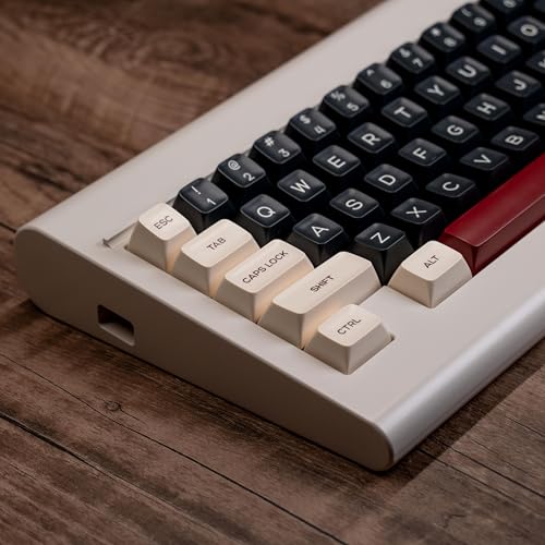 REDQIN ULTRAEQUIP Keycaps - Rome Double Shot PBT SA Profile 160 Keys Red Beige Black Retro Custom Set with Split 7U Spacebar for Alice ISO ANSI 60, 75, 80, 95, 100% Mechanical Keyboard - Image 3