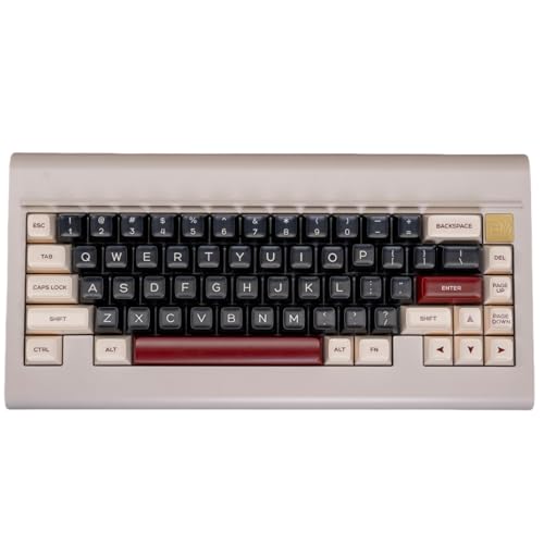 REDQIN ULTRAEQUIP Keycaps - Rome Double Shot PBT SA Profile 160 Keys Red Beige Black Retro Custom Set with Split 7U Spacebar for Alice ISO ANSI 60, 75, 80, 95, 100% Mechanical Keyboard - Image 1