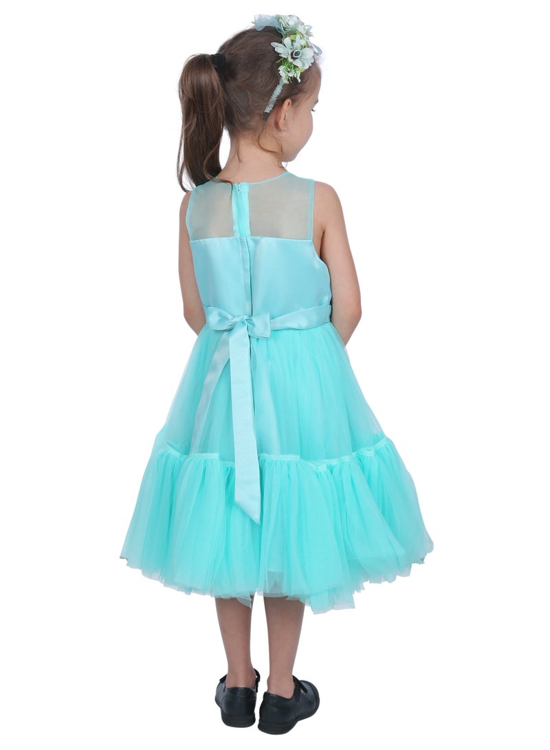 D'Daniela Layered Tulle Party Dress - Image 3
