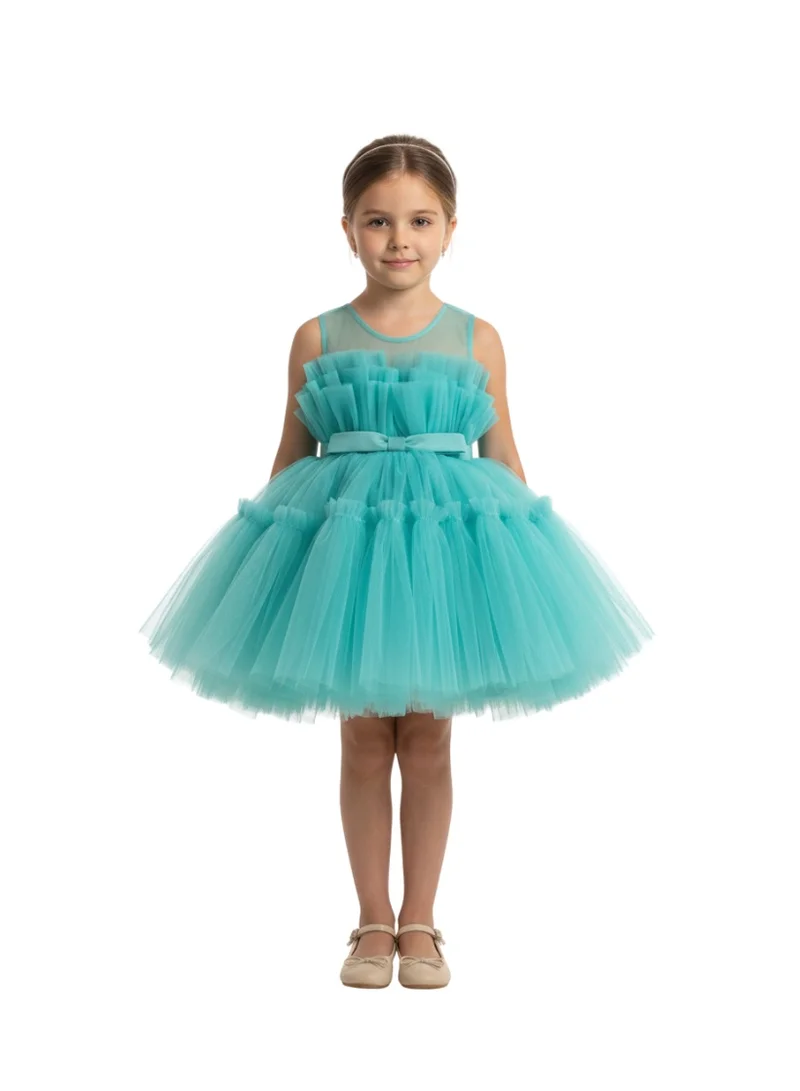 دىدانيالا فستان سهرة تول بطبقات