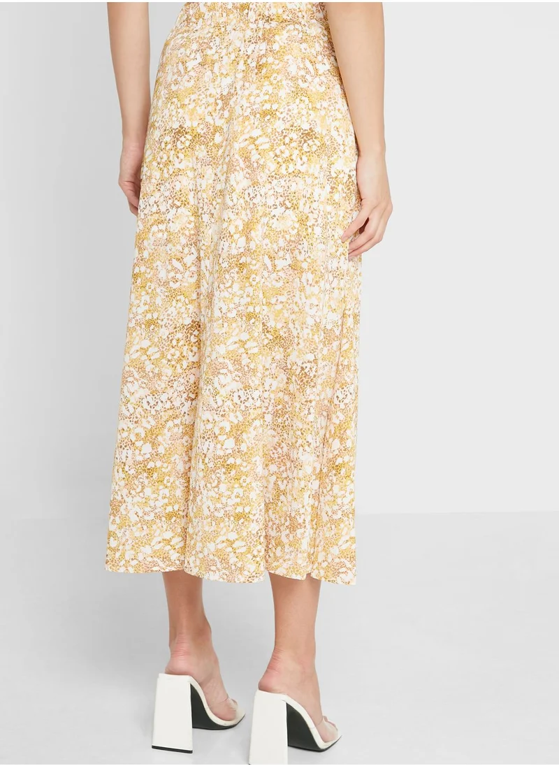 BCBGeneration Printed Asymmetric Skirt