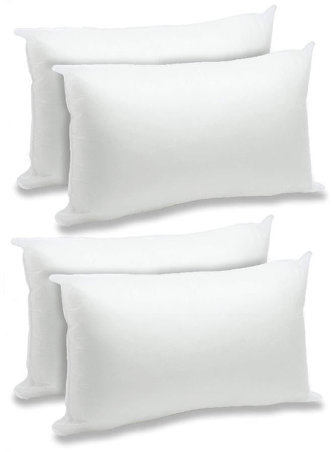 Foamily Foamily Throw Pillows Insert Set of 4-18 x 18 Insert for Decorative Pillow Covers - Made in USA - Bed and Couch Sham Filler  - Image 4