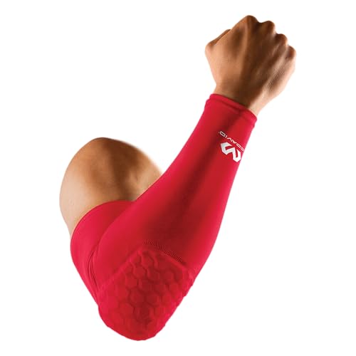 McDavid Hex Shooter Arm Sleeve, Pull-On Padded Protection, Moisture Wicking - Image 1