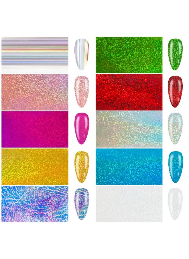 LoveOurHome 30 Sheet Nail Art Foils Flower Marble Holographic Trsnfer Nail Foil Sticker Decals Manicure Decoration Acrylic Tips Supplies For Crafts Nails Design  - Image 3