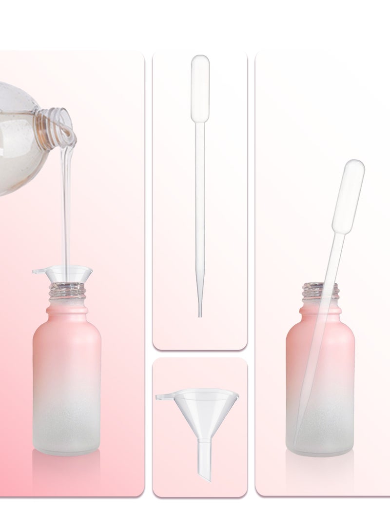 MIXDE 6 Pcs 1oz Glass Dropper Bottle,With 1 Funnel & 1 Silicone Dropper,Travel Perfume Cosmetic Container,Travel Bottles - Image 4