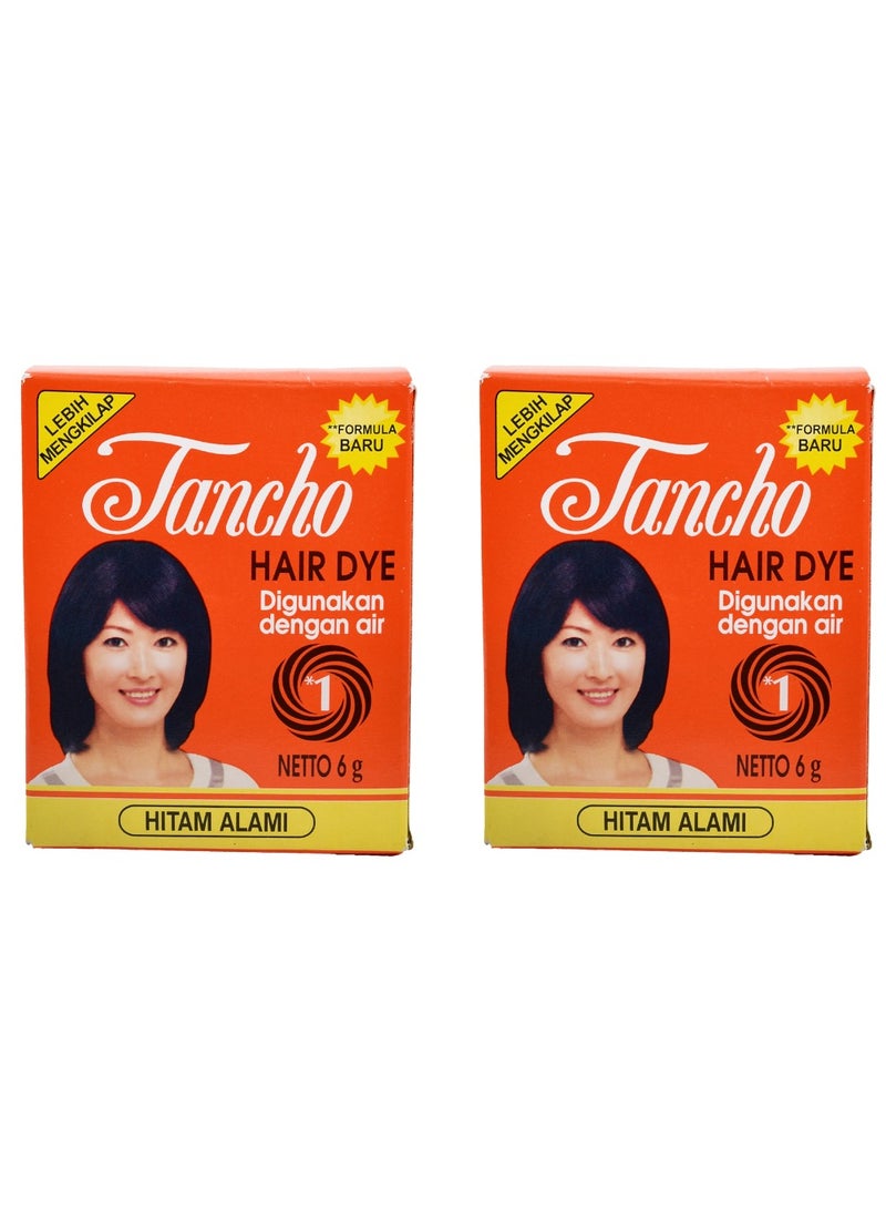 تانشو صبغة شعر حناء - اسود - Image 2