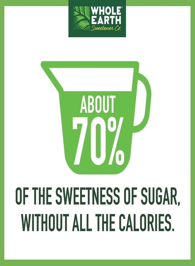 WHOLE EARTH 100% Erythritol Zero Calorie Plant-Based Sugar Alternative, 4 Pound Pouch (Packaging May Vary ) - Image 5