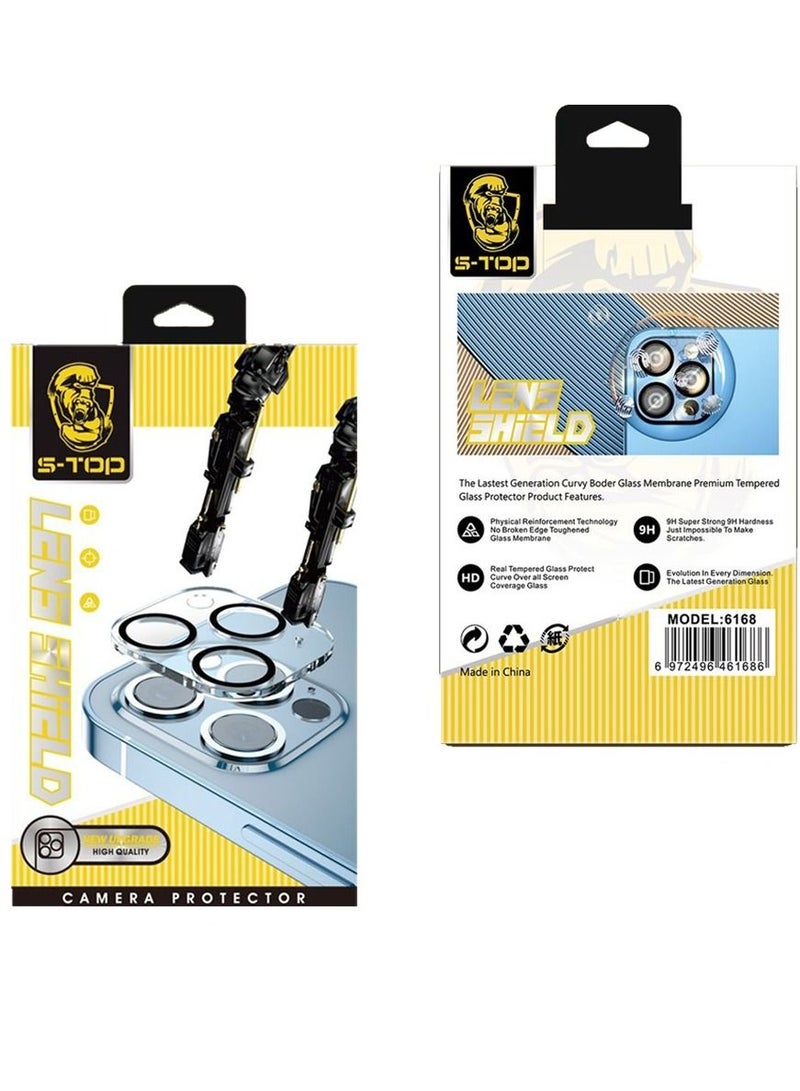 اس-توب واقي عدسة الكاميرا الخلفية من الزجاج المقوى عالي الدقة لهاتف آيفون  IPHONE 15 - Image 4