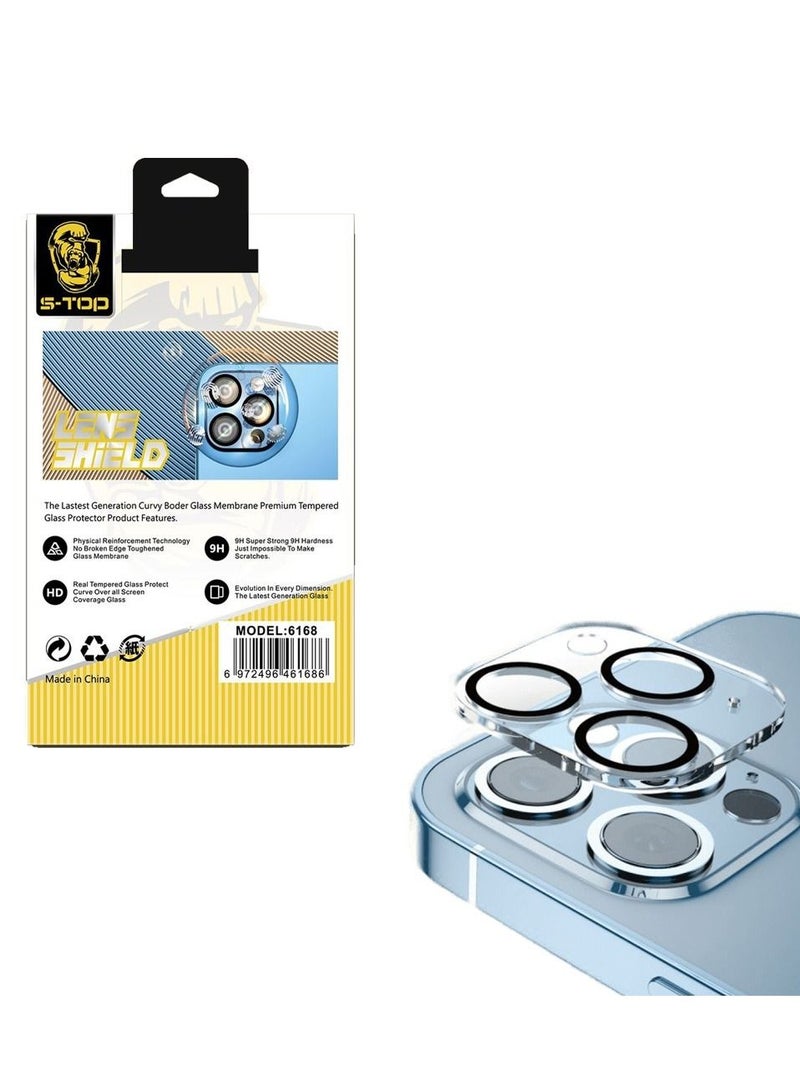 اس-توب واقي عدسة الكاميرا الخلفية من الزجاج المقوى عالي الدقة لهاتف آيفون  IPHONE 15 - Image 3