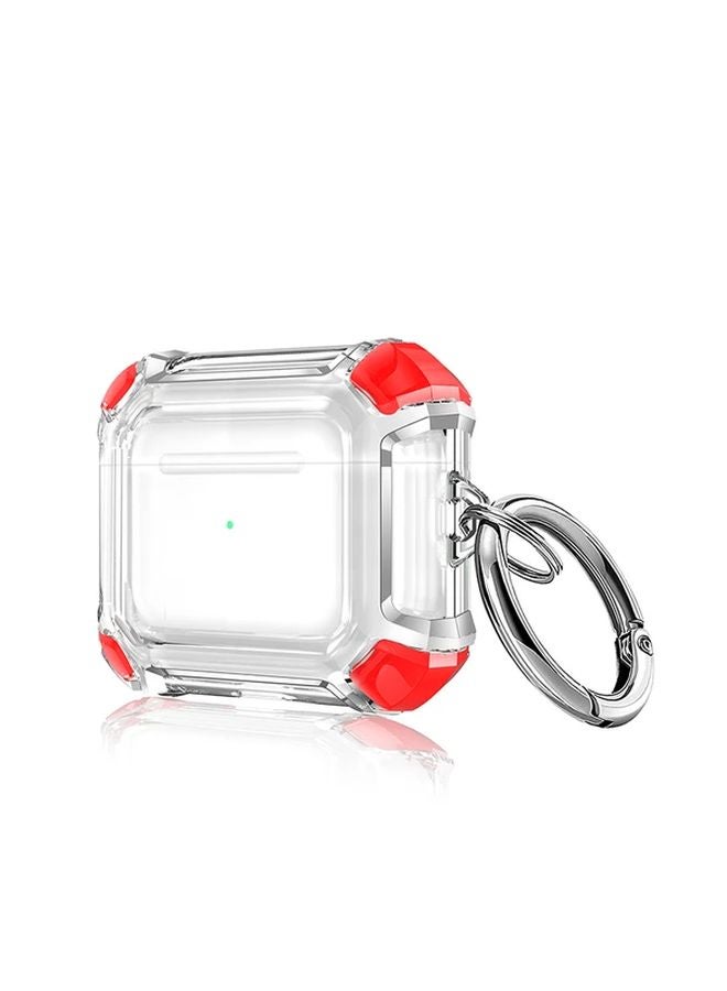 Blue Shockproof Protective Case For Airpods 1 2 With Clear TPU For Audio Clarity - Image 5