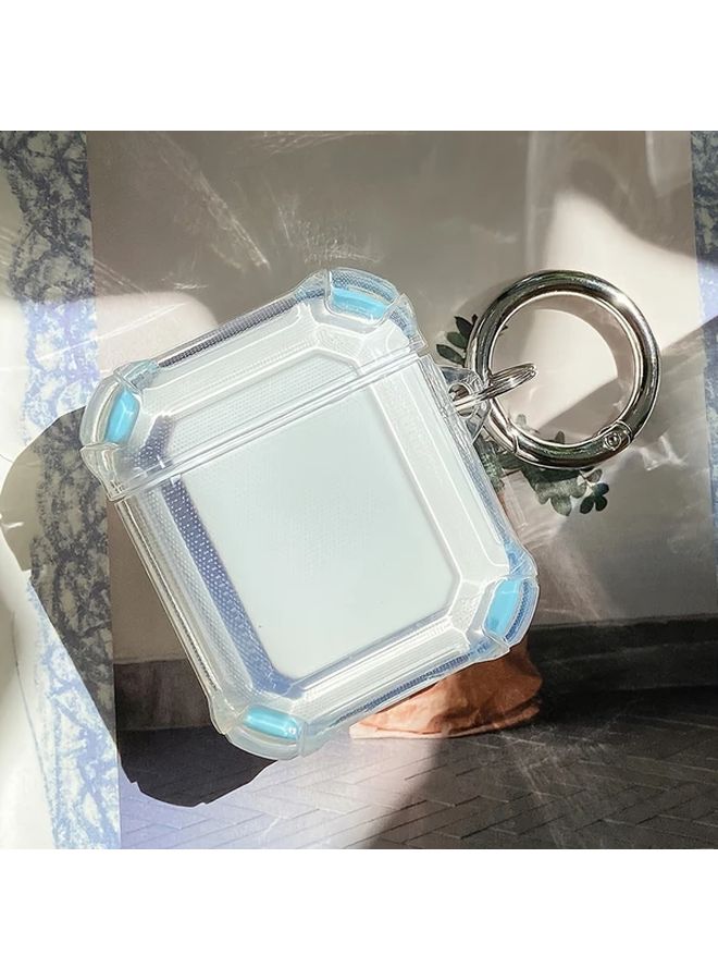 Blue Shockproof Protective Case For Airpods 1 2 With Clear TPU For Audio Clarity - Image 1