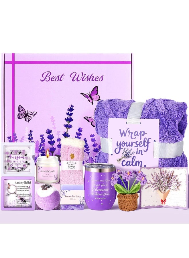 HSEAMALL Gift Box for Wife, Birthday Gift for Ladies Women, Christmas Gift for Women Girls, Gift Basket Set for Eid Ramadan Valentine's Day Mother's Day, Unique Gift Package for Friend Women Girls Sister - Image 1