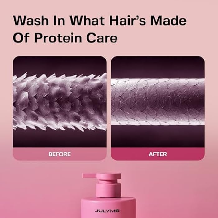 JULYME Perfume Shampoo for Damaged Hair-Sulfate Free, Collagen, Biotin, Volume Care, 500ml (Woody & Musk) - Image 2