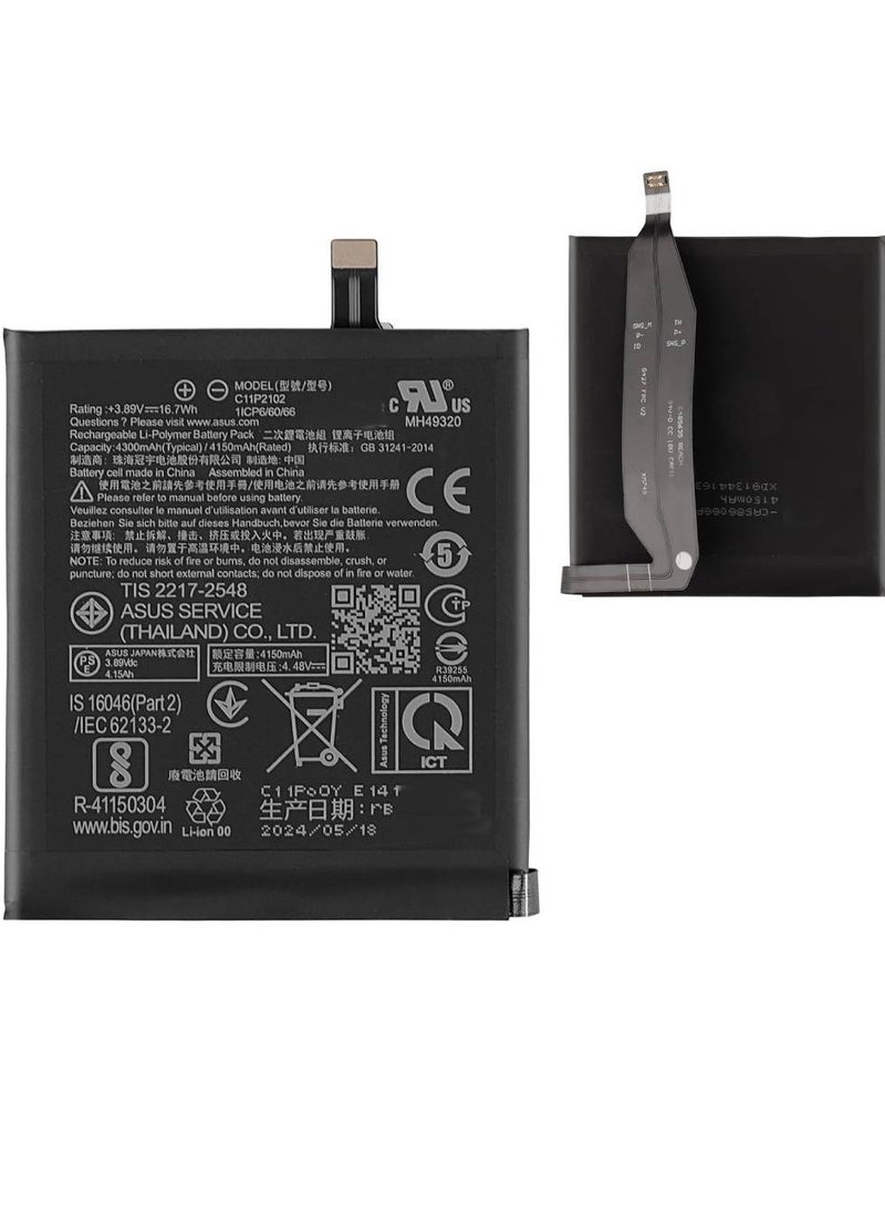 GENNEXT Original High Quality Replacement battery For ASUS Zenfone 9 Black - Image 1