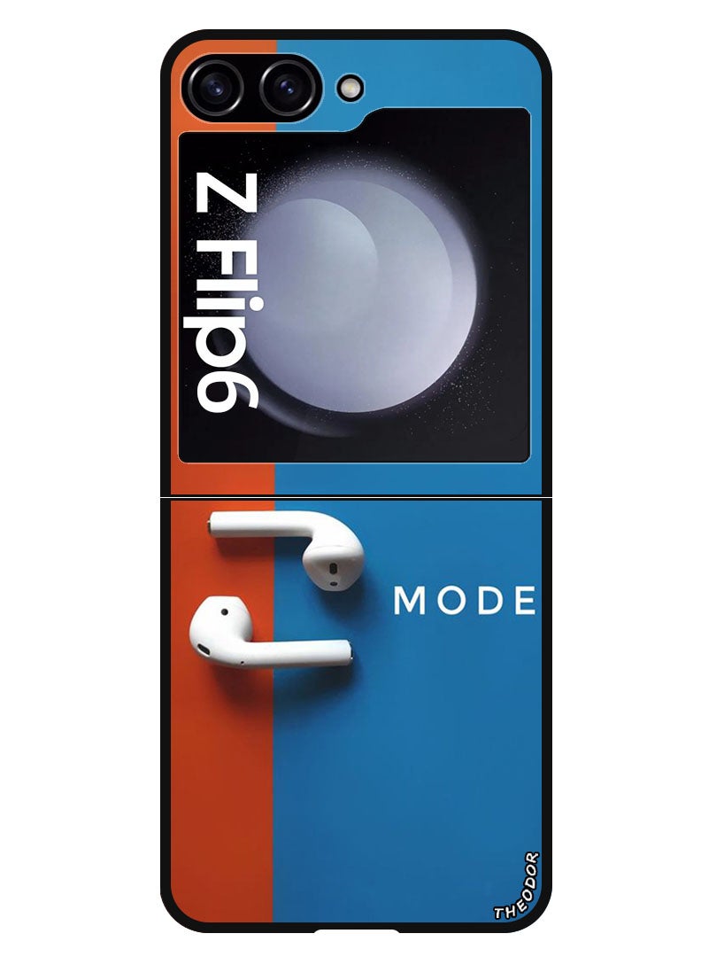 Theodor Protective Case Anti Scratch Shock Proof Bumper Cover For Samsung Galaxy Z Flip 6 Mode - Image 1