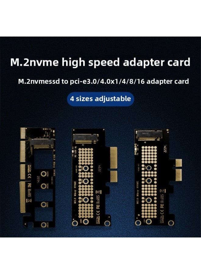 M.2 NVME SSD To PCI-E 3.0/4.0 X1/4/8/16 Adapter Card-Color:X16  - Image 2