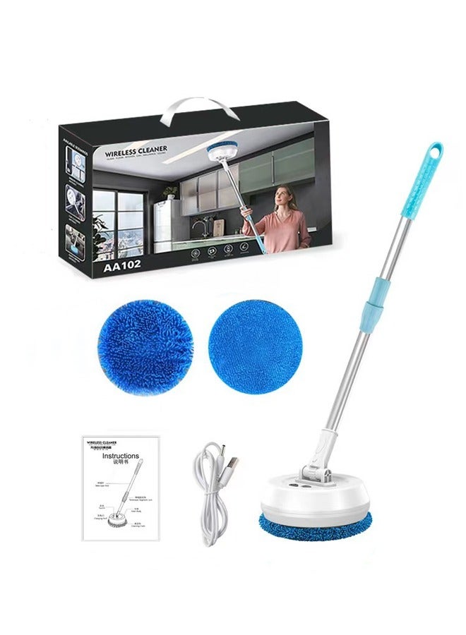 Joshberg Cordless Electric Mop, Electric Spin Mop with 2 Pcs Reusable Pads,Self-Propelled Floor Cleaner with Adjustable Tube,Up to 90 Mins Powerful Lazy Mop For Wood, Laminate, Tile,Marble Floors,Ceiling,Car, Doors And Window - Image 1