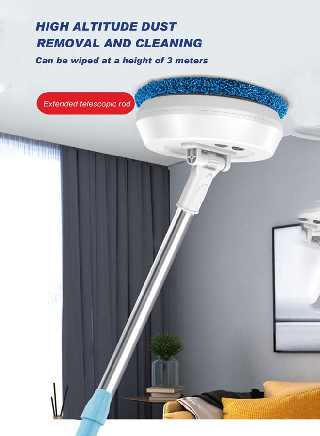 Joshberg Cordless Electric Mop, Electric Spin Mop with 2 Pcs Reusable Pads,Self-Propelled Floor Cleaner with Adjustable Tube,Up to 90 Mins Powerful Lazy Mop For Wood, Laminate, Tile,Marble Floors,Ceiling,Car, Doors And Window - Image 2