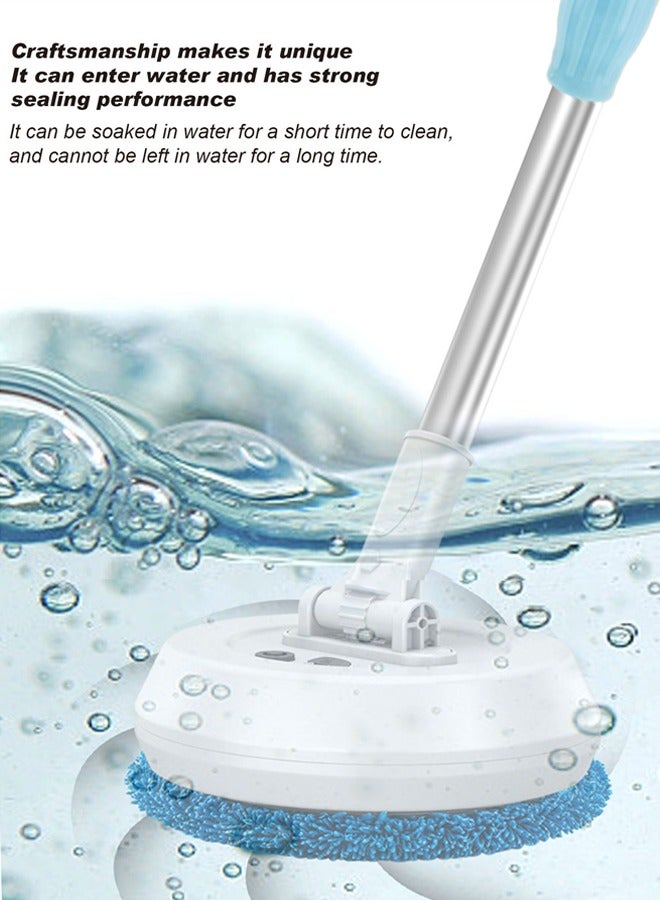 Joshberg Cordless Electric Mop, Electric Spin Mop with 2 Pcs Reusable Pads,Self-Propelled Floor Cleaner with Adjustable Tube,Up to 90 Mins Powerful Lazy Mop For Wood, Laminate, Tile,Marble Floors,Ceiling,Car, Doors And Window - Image 5