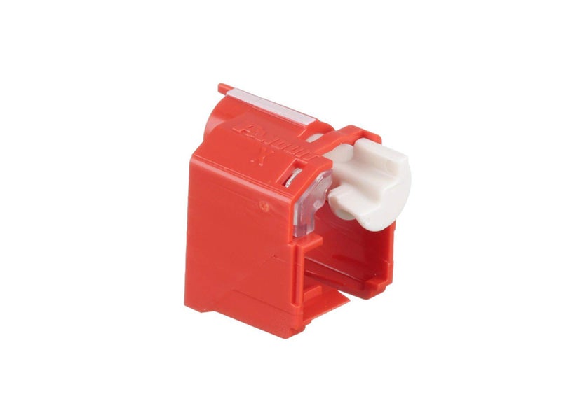Panduit PSL-DCPLX Rj45 Plug Lock-in Device, 10 Devices (Red) and 1 Installation/Removal Tool (Black), Polycarbonate - Image 4