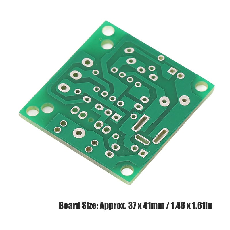 klarako LM386 Audio Amplifier Kit, Super Mini Smart Electronic DIY Module Board with Power Indicator Light Simple Wiring 37x41mm for Home Audio Theater - Image 2