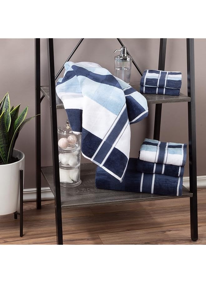 100 Percent Cotton Oakville Velor 6 Piece Towel Set Navy - pzsku/ZA6D39900FC7973BC075BZ/45/_/1741447046/afbb0fae-84bf-4968-9dd1-cd2b5f15fa53