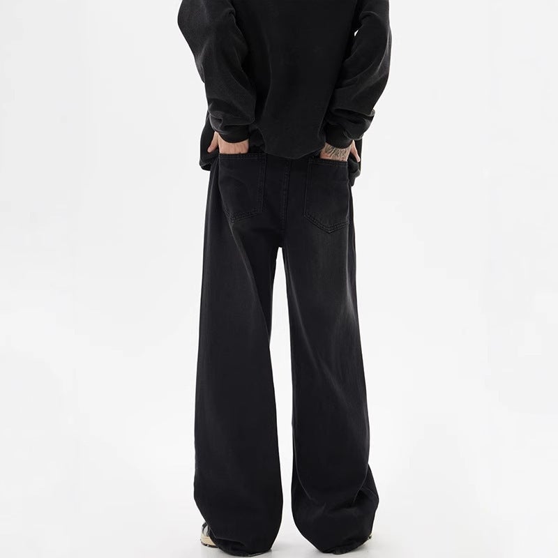 Unisex Classic Denim Jeans Loose Fit Daily Outdoor Wear - Image 5