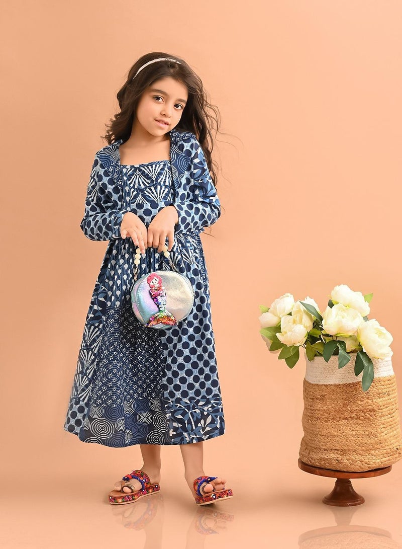 LILPICKS Printed Cotton Dress - Image 4