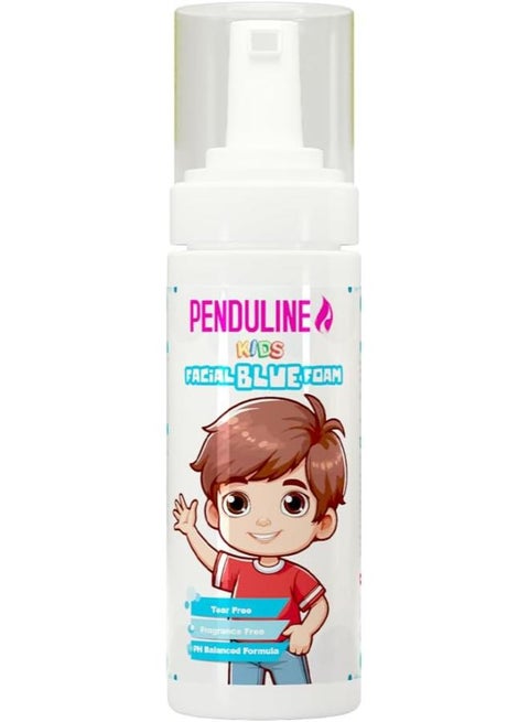 Penduline Kids Facial Blue Foam: Antioxidant-Rich, Moisturizing, and Soothing Formula | free from Sulfate and alcohol | 150 ML