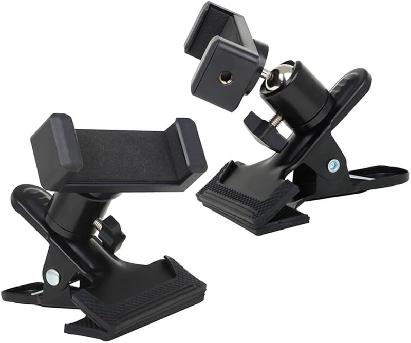 2Pcs Rotating Flexible Phone Mount Holder for Guitar Music Stand Recording - Image 1