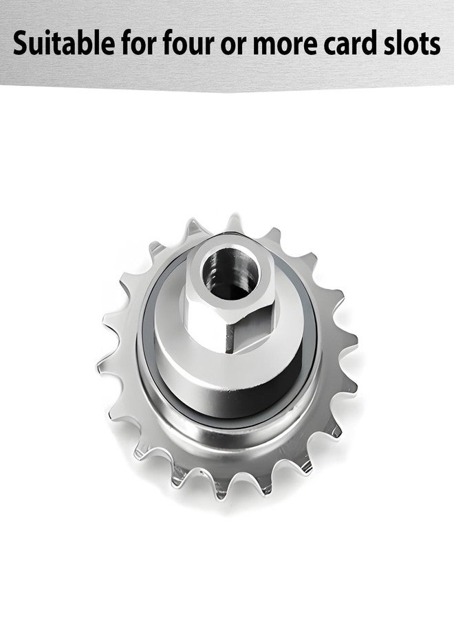 FALESHOS Freewheel Remover Tool BMX 4 Notch, Professional Multi-Function Tool for Single-Speed Bike Hub Installation, Removal, and Maintenance - Image 4