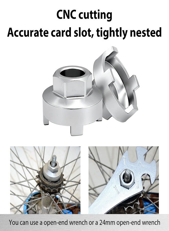 FALESHOS Freewheel Remover Tool BMX 4 Notch, Professional Multi-Function Tool for Single-Speed Bike Hub Installation, Removal, and Maintenance - Image 5