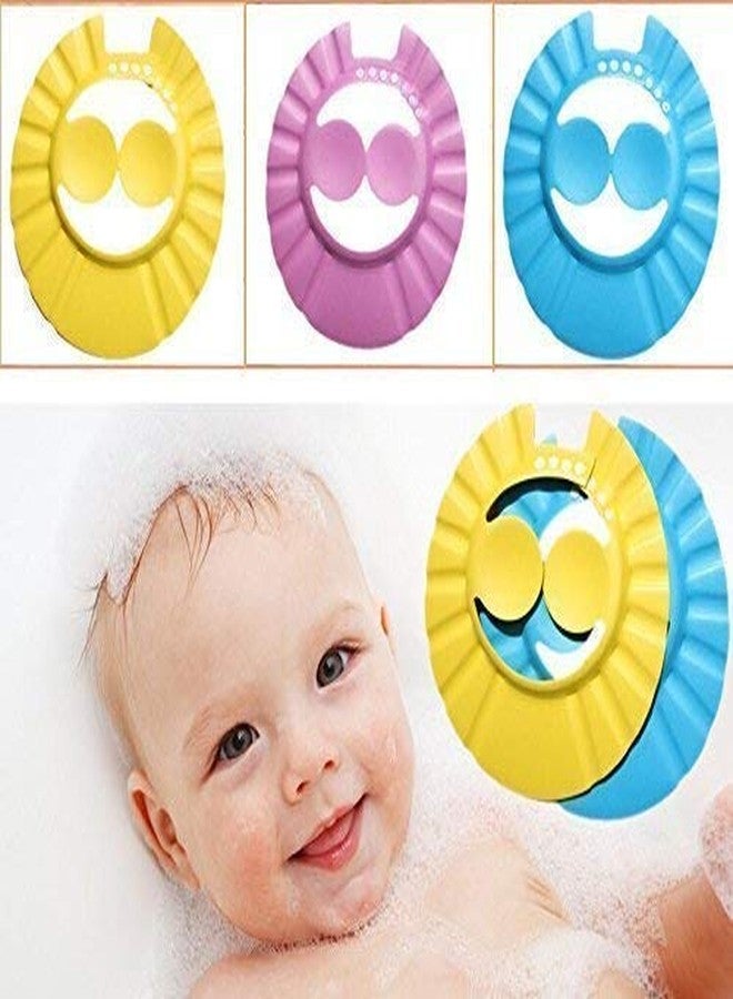 PAVITYAKSH Bathing Baby Shower Cap Wash Hair For Children Baby Eye & Ears Protector Adjustable,Baby Bath Cap, Baby Shower Cap - Image 5