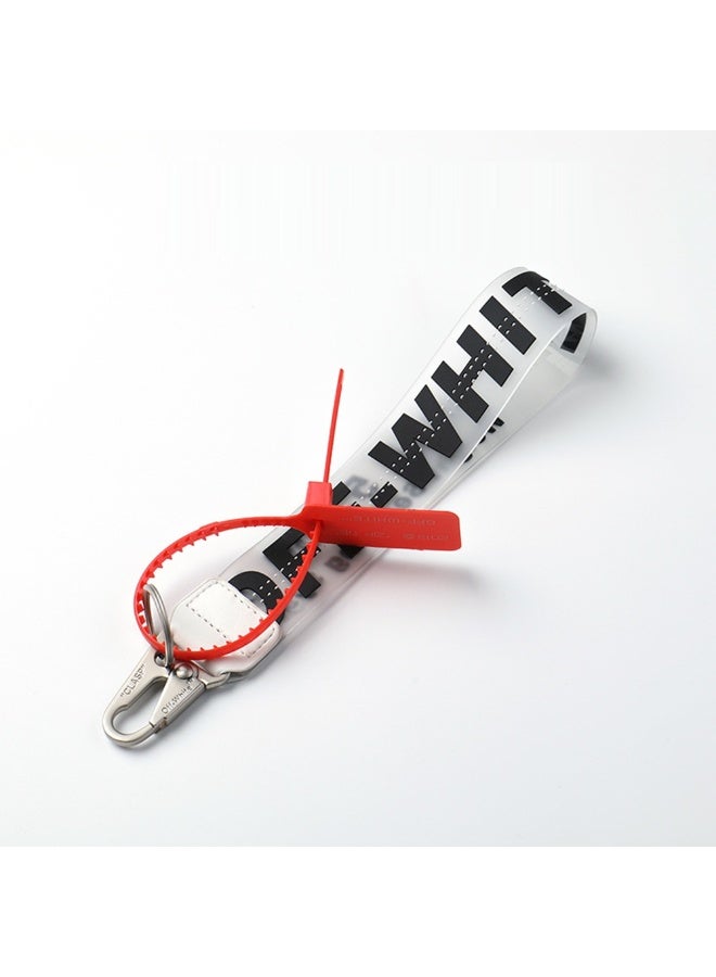 OFF-WHITE VPC material, street fashion, keychain, key ring, lanyard - Image 1