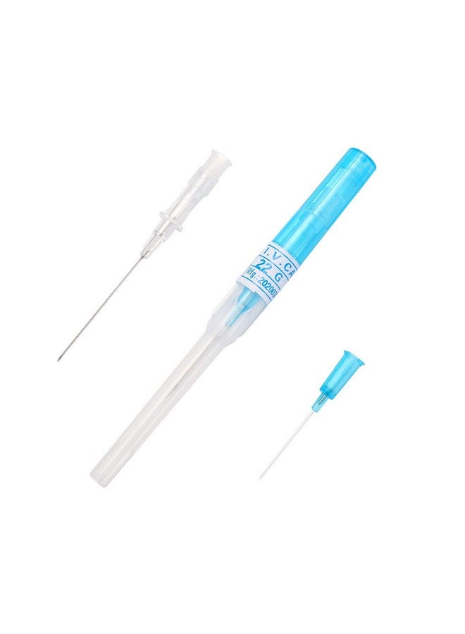 Piercing Needles 5Pcs 22G Iv Catheter Needles Kit Piercing For Iv Start Kits Ear Nose Piercing Needles Supply 22G Blue - Image 3