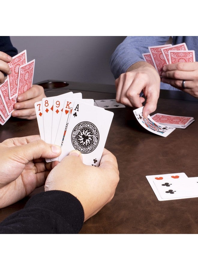بريبيلي لعبة بطاقة Euchre - 2 طوابق متخصصة مجردة مسبقا إلى 33 بطاقة ل Euchre الأمريكية الكلاسيكية أو 32 بطاقة 6 لاعبين - مشابس Bower Jacks مخصصة وفن بطاقة وبطاقات مضادة فارغة متضمنة - Image 4