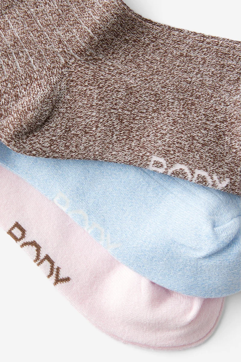 Body Body Mid Crew Socks 3Pk