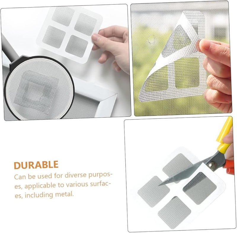 20 Pcs Fiberglass Screen Repair Kit Window Screen Replacement Mesh Net Tape - Image 3
